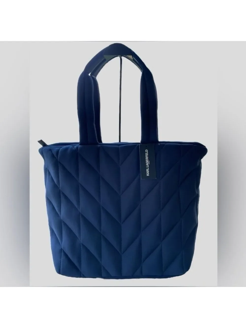 Karl Lagerfield Puffy Blue Tote LH5A18CA